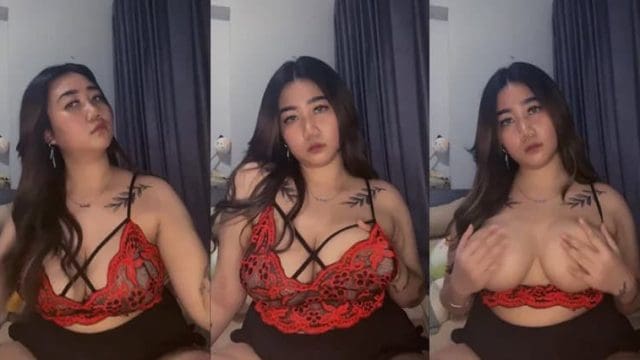 kebaya merah bikin asik abang rudal gede